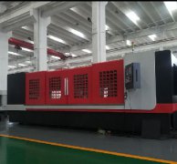 大(dà)型銑打機,電(diàn)機軸雙端攻(gōng)